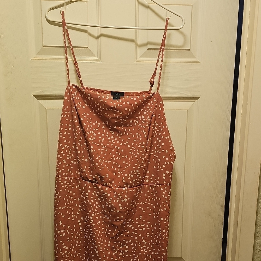 Spaghetti Strap Polka Dot Dress
